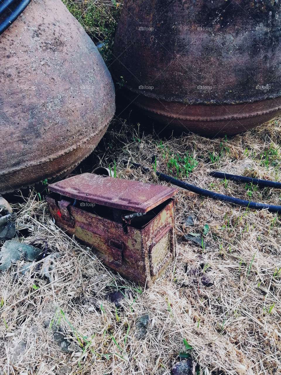 Forgotten rusty box