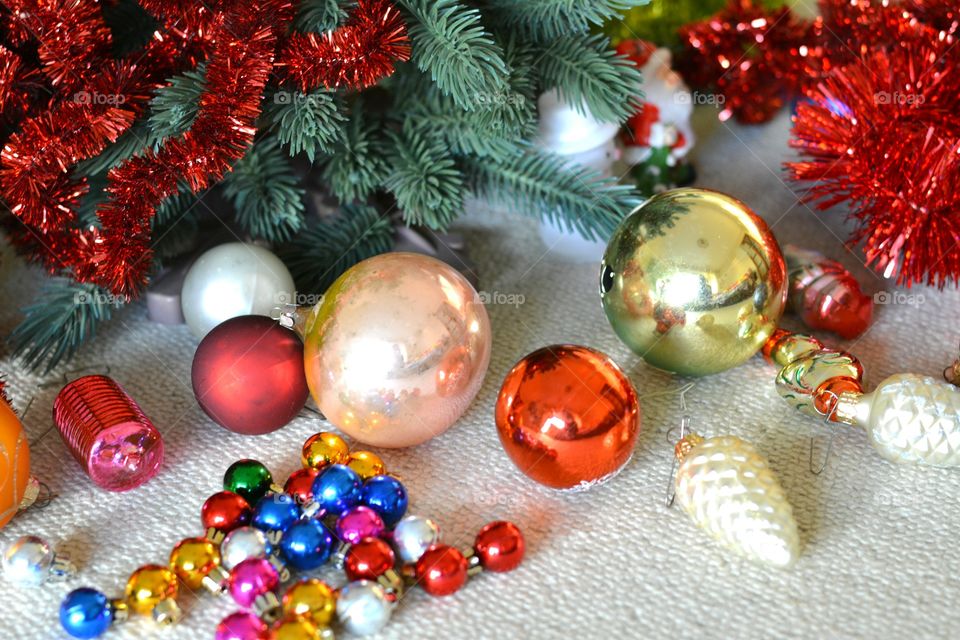 Christmas, Winter, Shining, Ball, Decoration