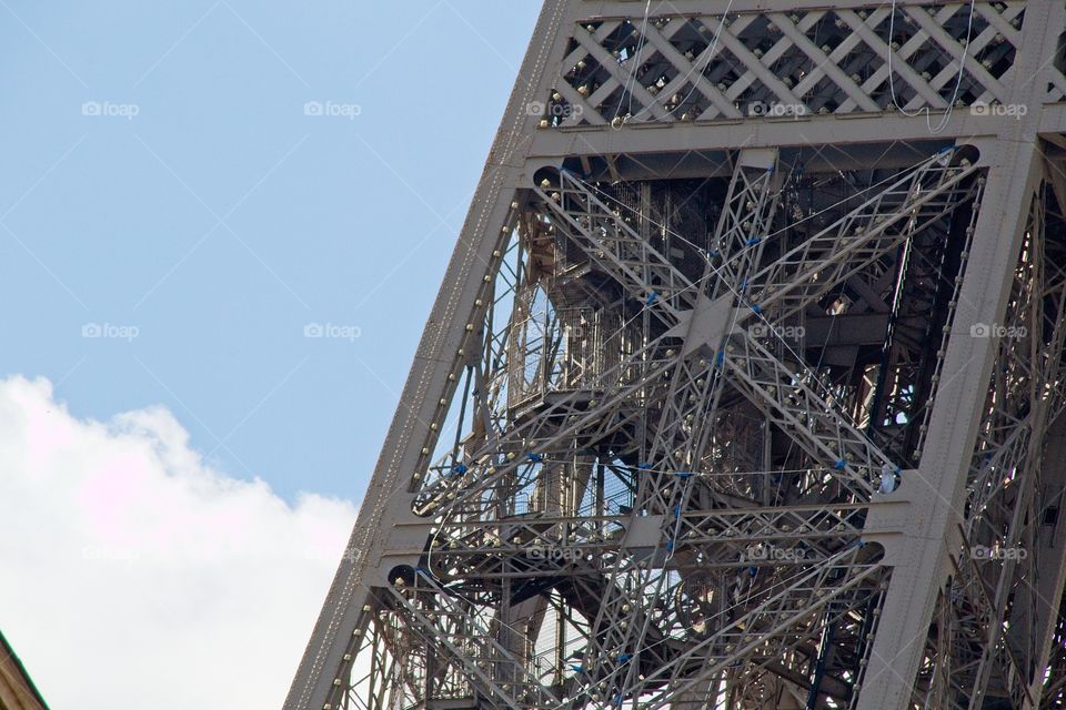 the facade of the house