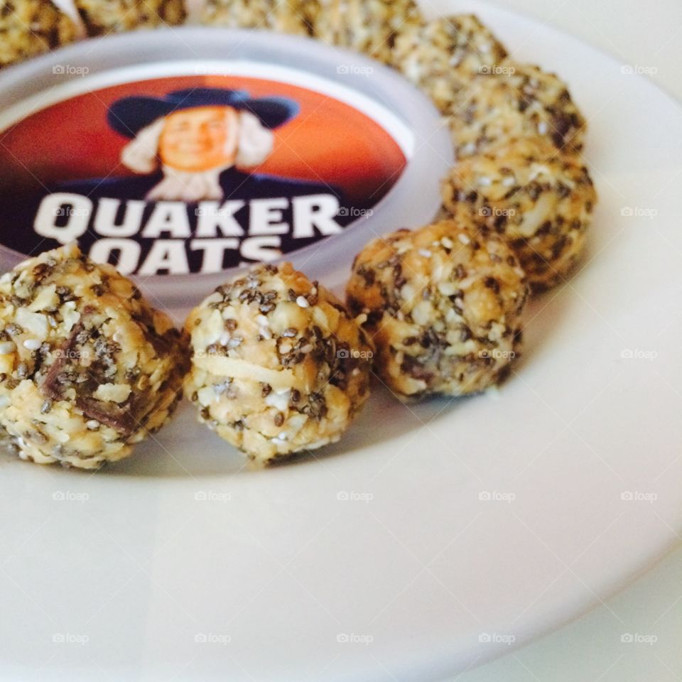 No Bake Energy Bites made with Quaker Oats