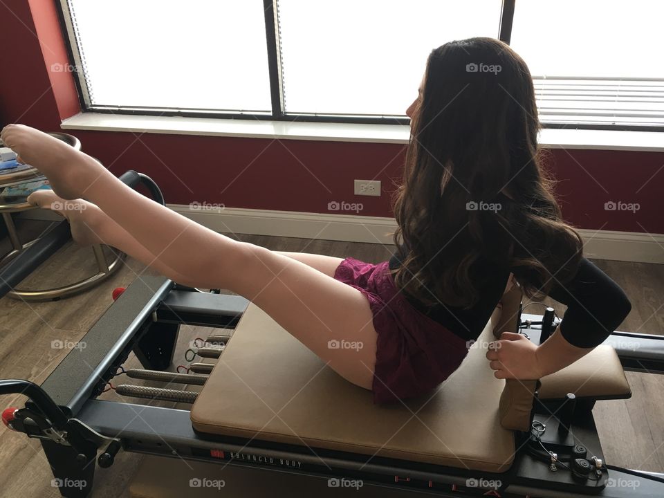 Pilates on the reformer 