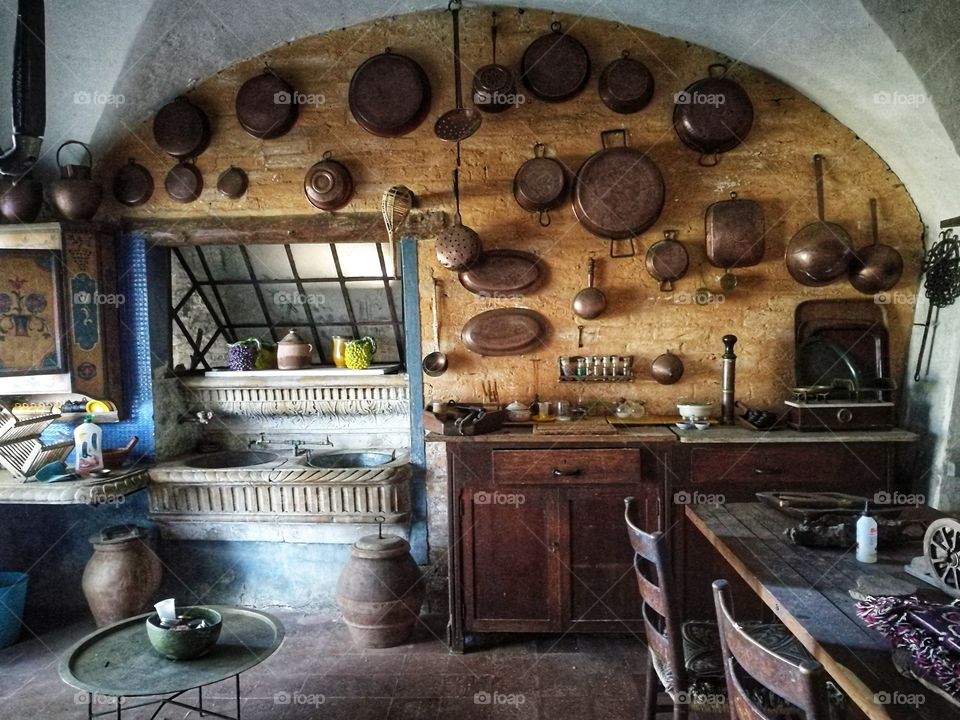 The old kitchen of my house in the countryside