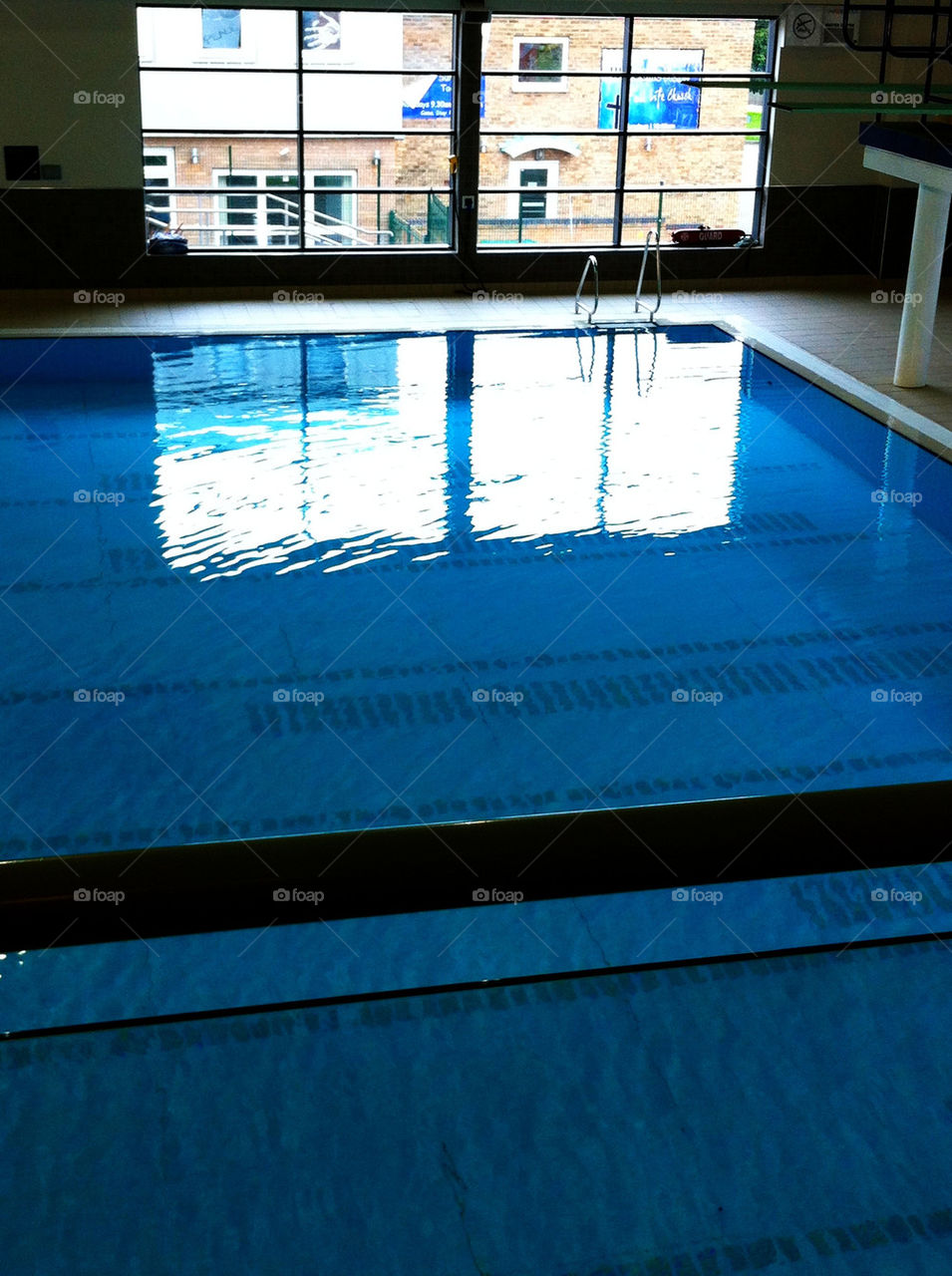 pool swimming empty ripples by binkyboo