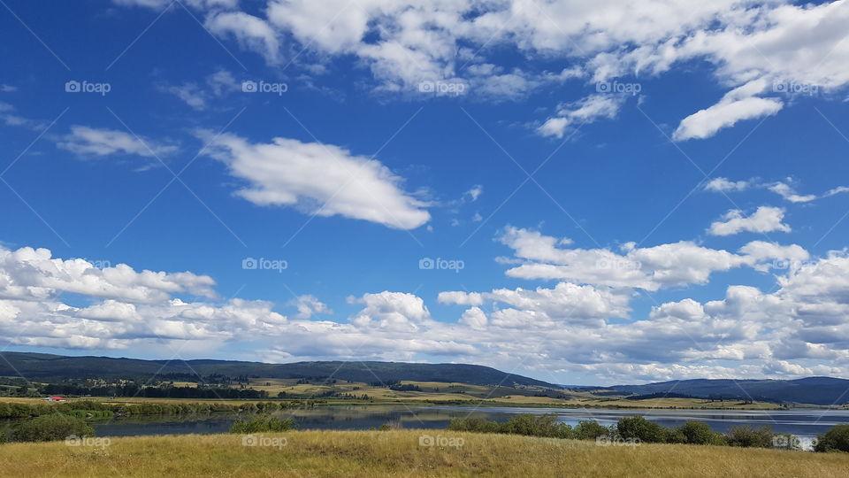 Sky and water