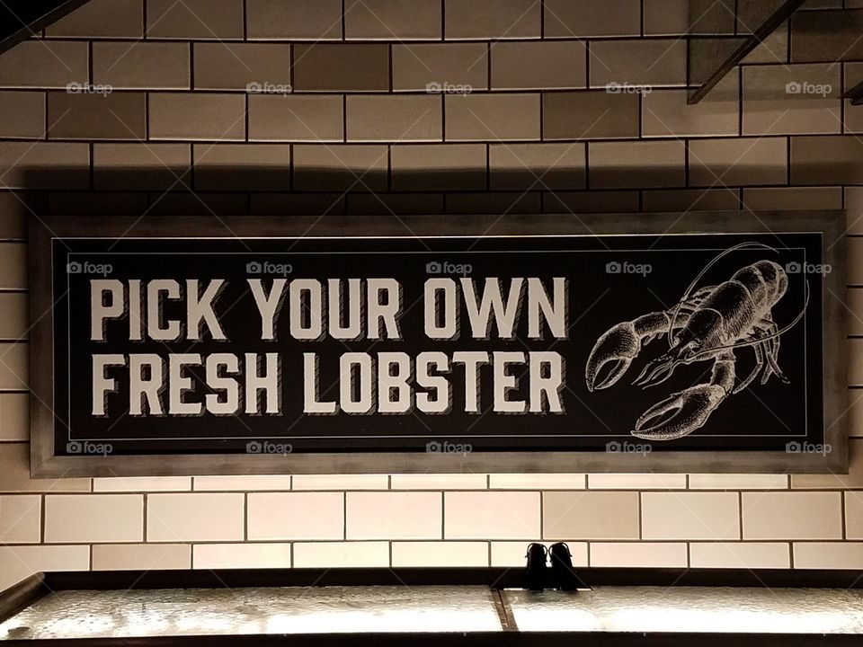 lobster sign