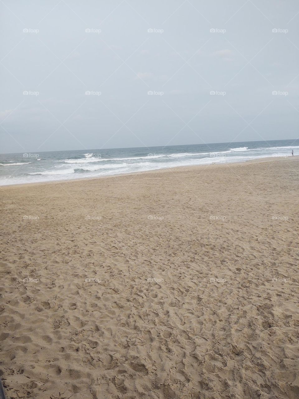 Winter Atlantic Ocean tide