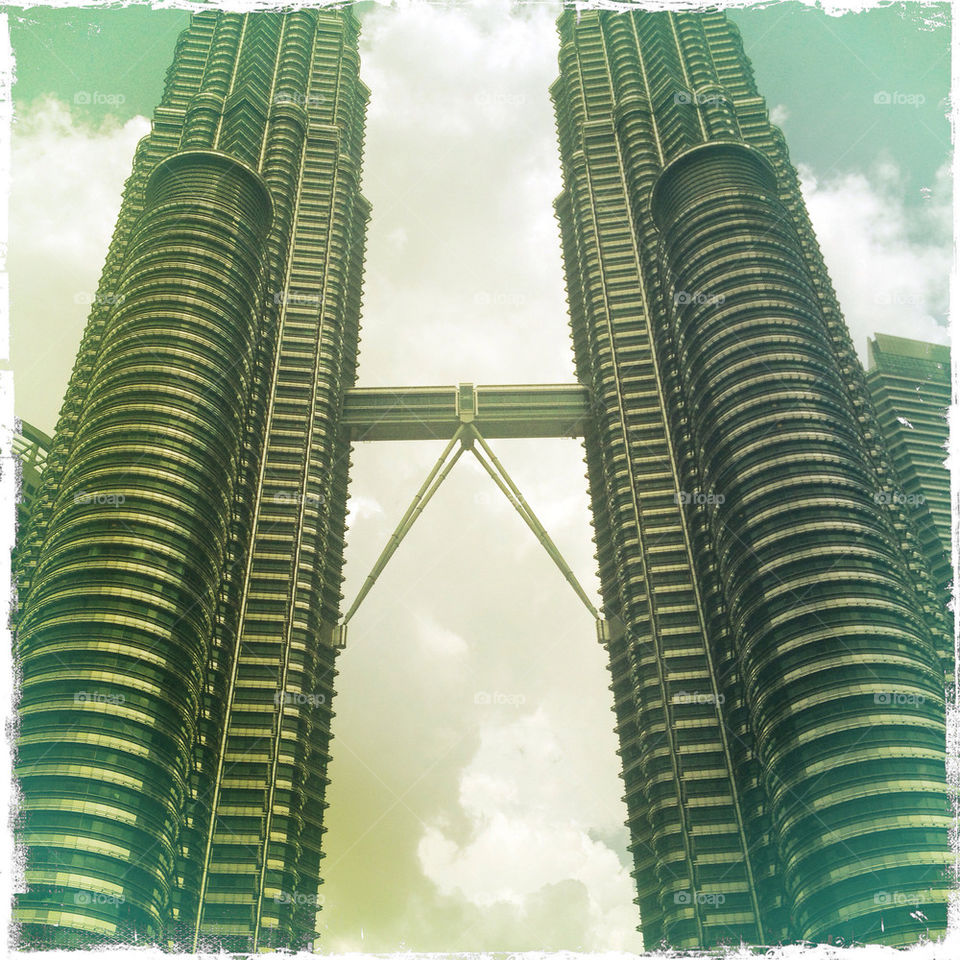 kuala lumpur malaysia bridges skyscrapers towers by stoneafriend