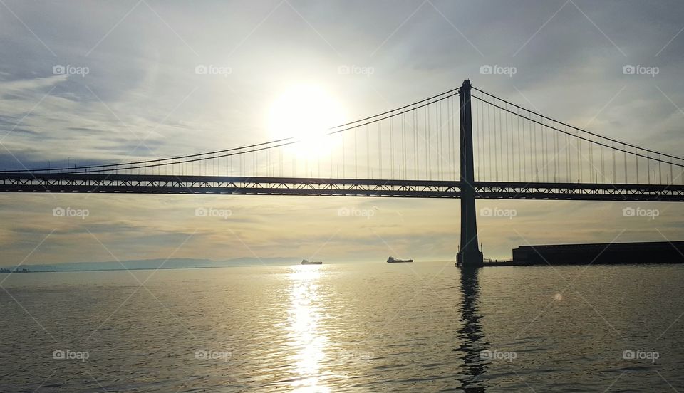 Bay Bridge in the morning
