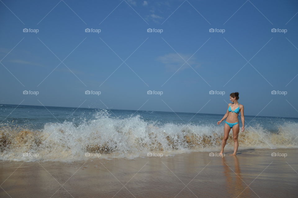 Girl at the beach