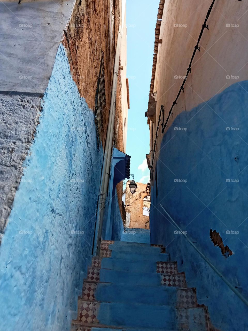 Ancien habitation in chefchaouen city of morocco