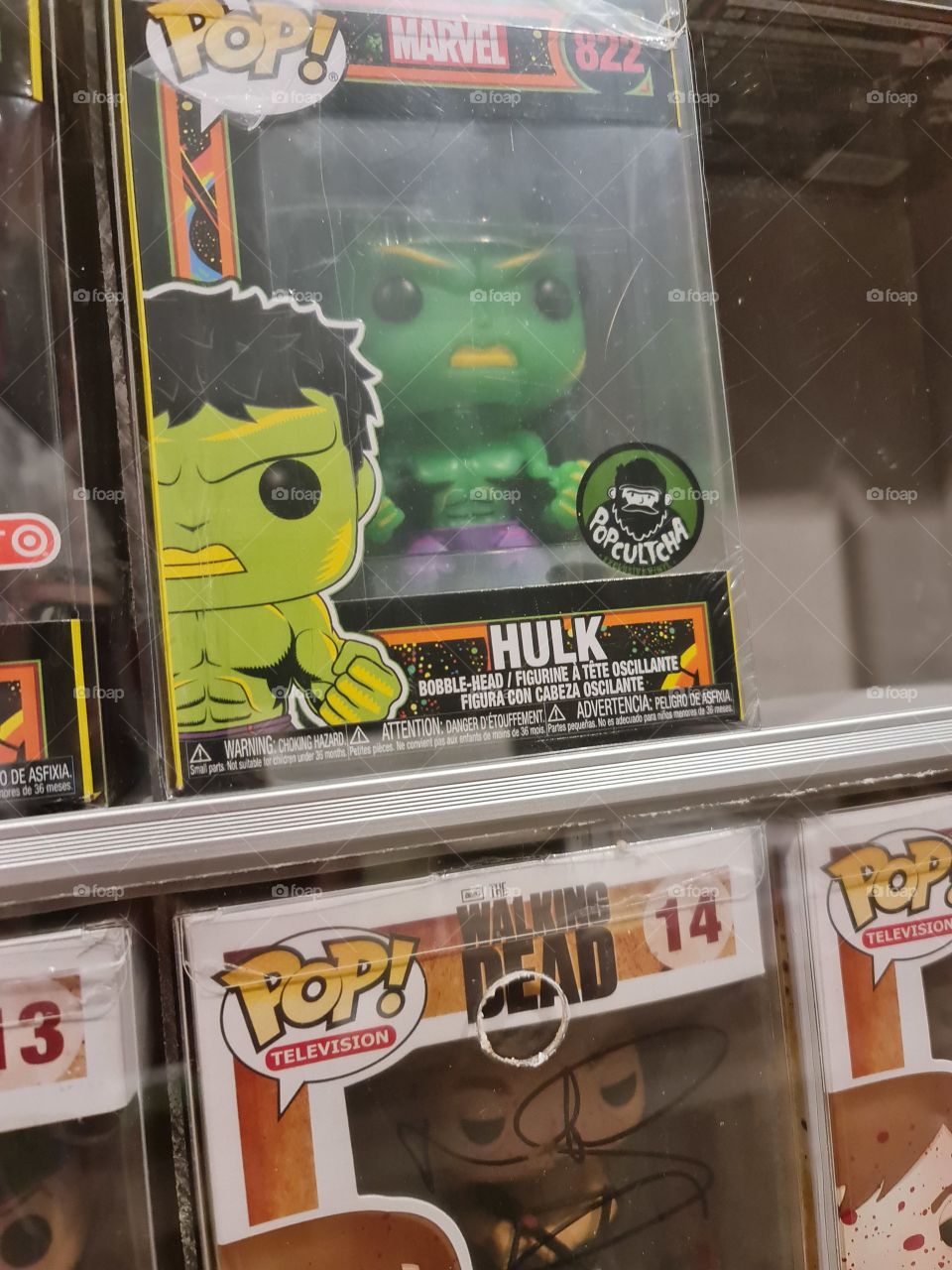 Funko Pop! Vinyl -  Hulk Blacklight - Popcultcha Exclusive