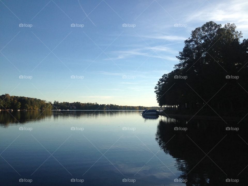 Lake at Sunset