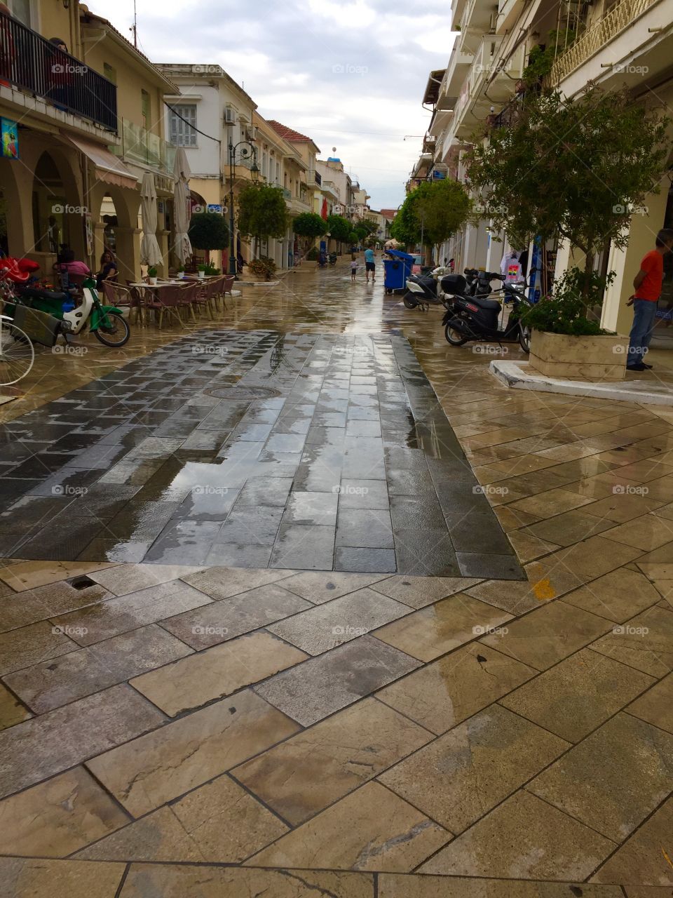 Raining Greece