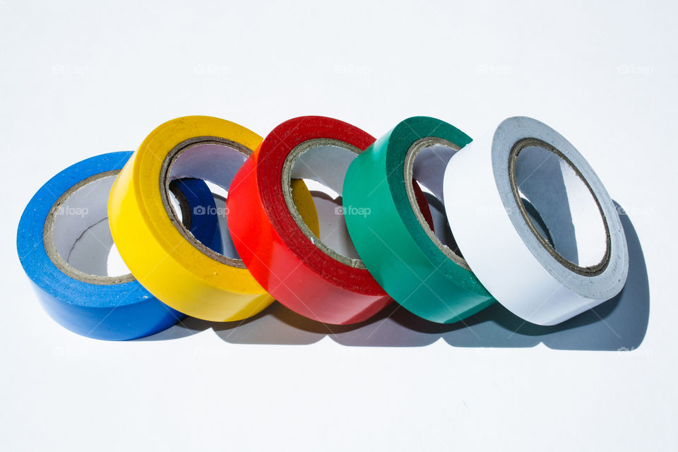 Electric tape multicolor 