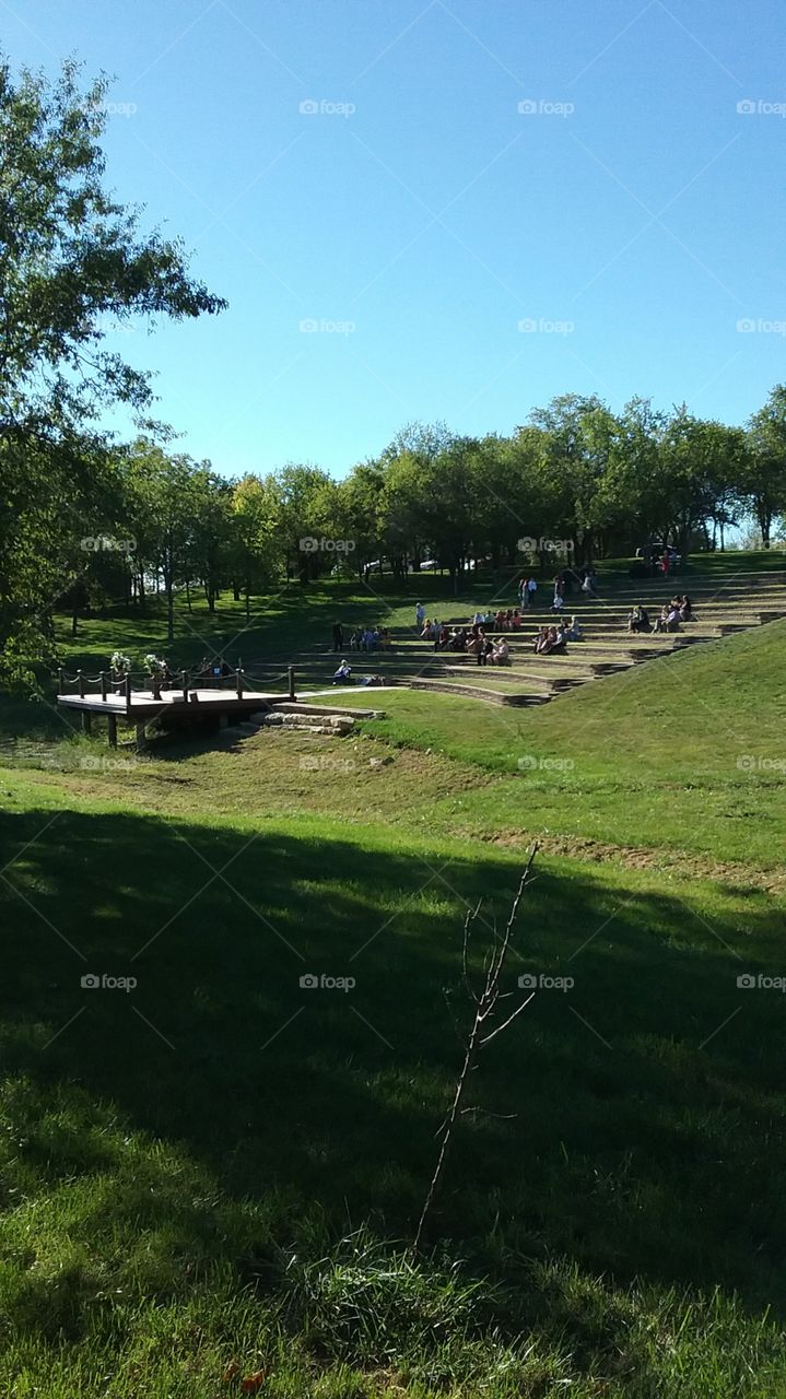 Outdoor amphitheater in Kansas City