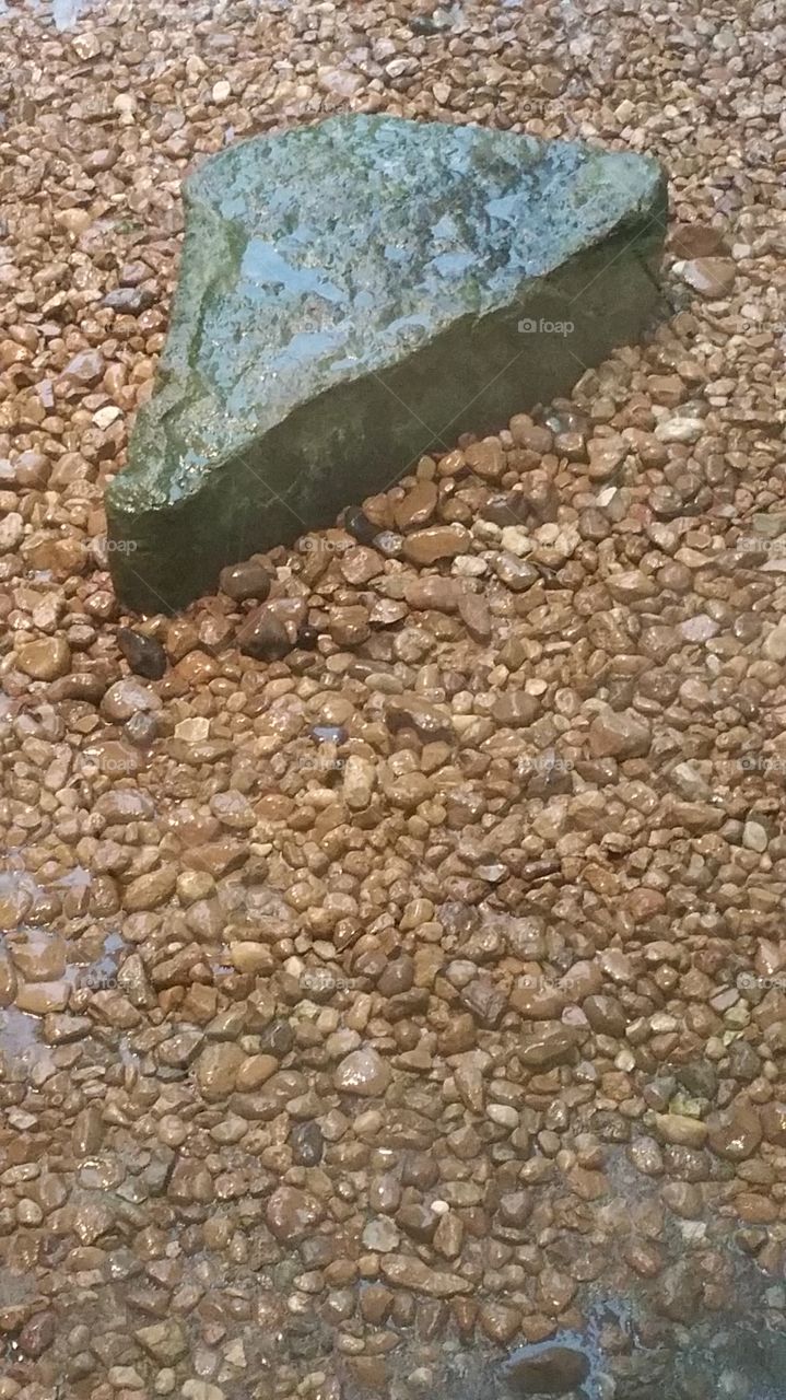 Outdoor Rock Bed