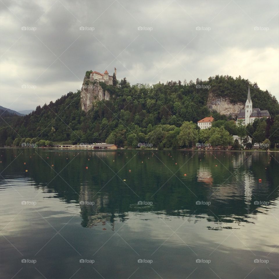 Bled lake, Slovenia. Traveling in Slovenia 