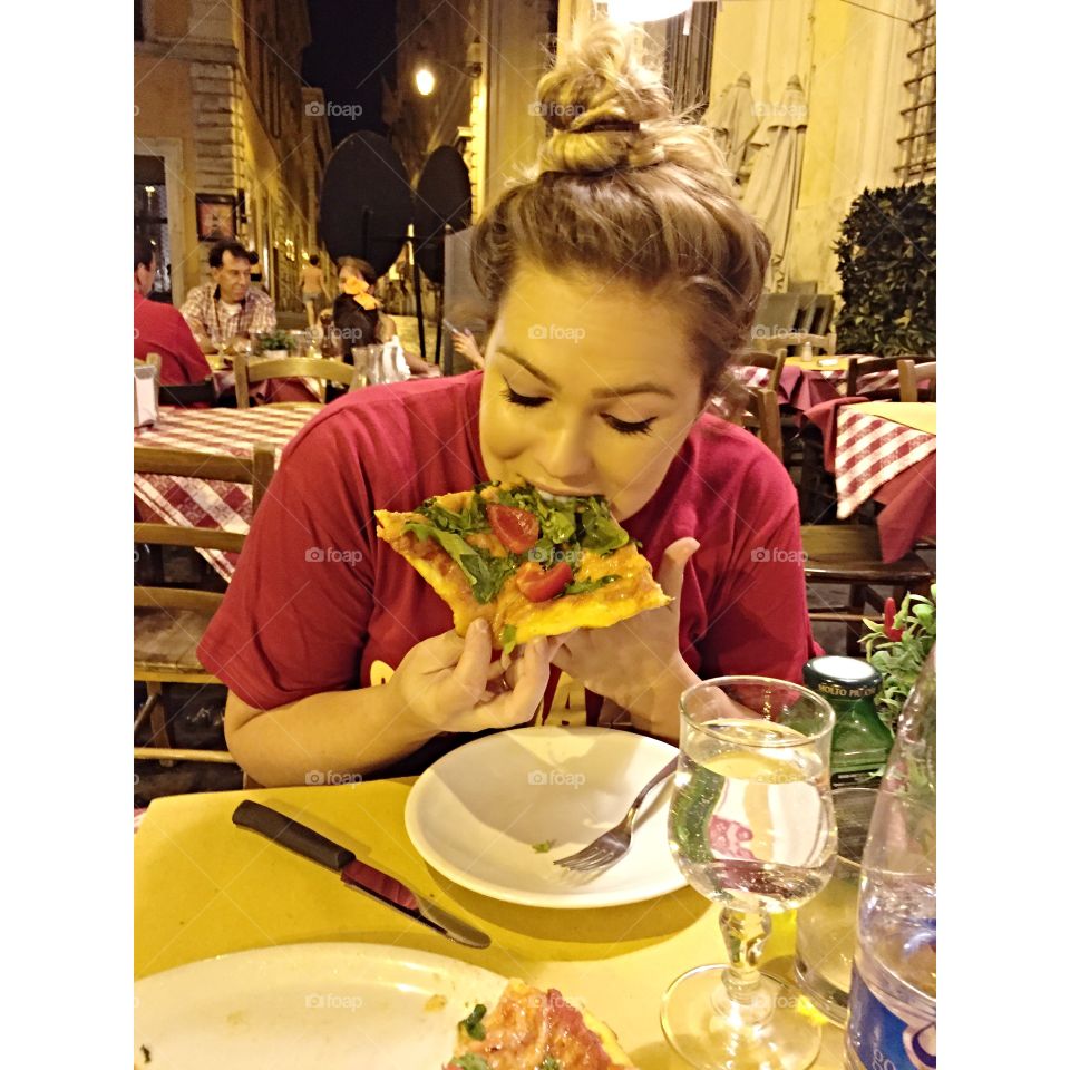 Pizza in Rome 