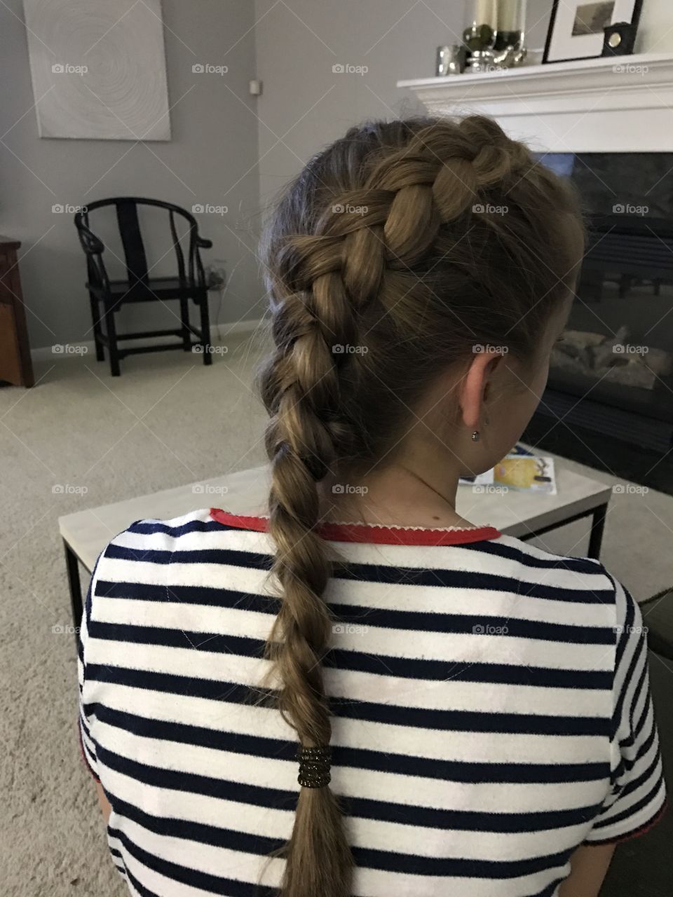 Braided hair 