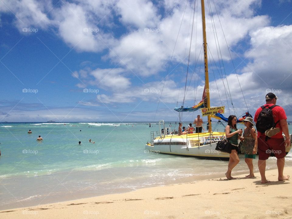 Hawaii Livin'. Waikiki Beach