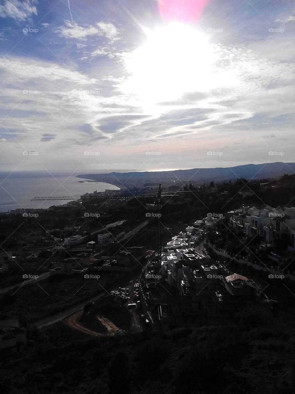 View to the sea at Benalmadena