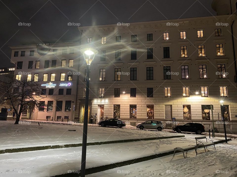 A cold Swedish night