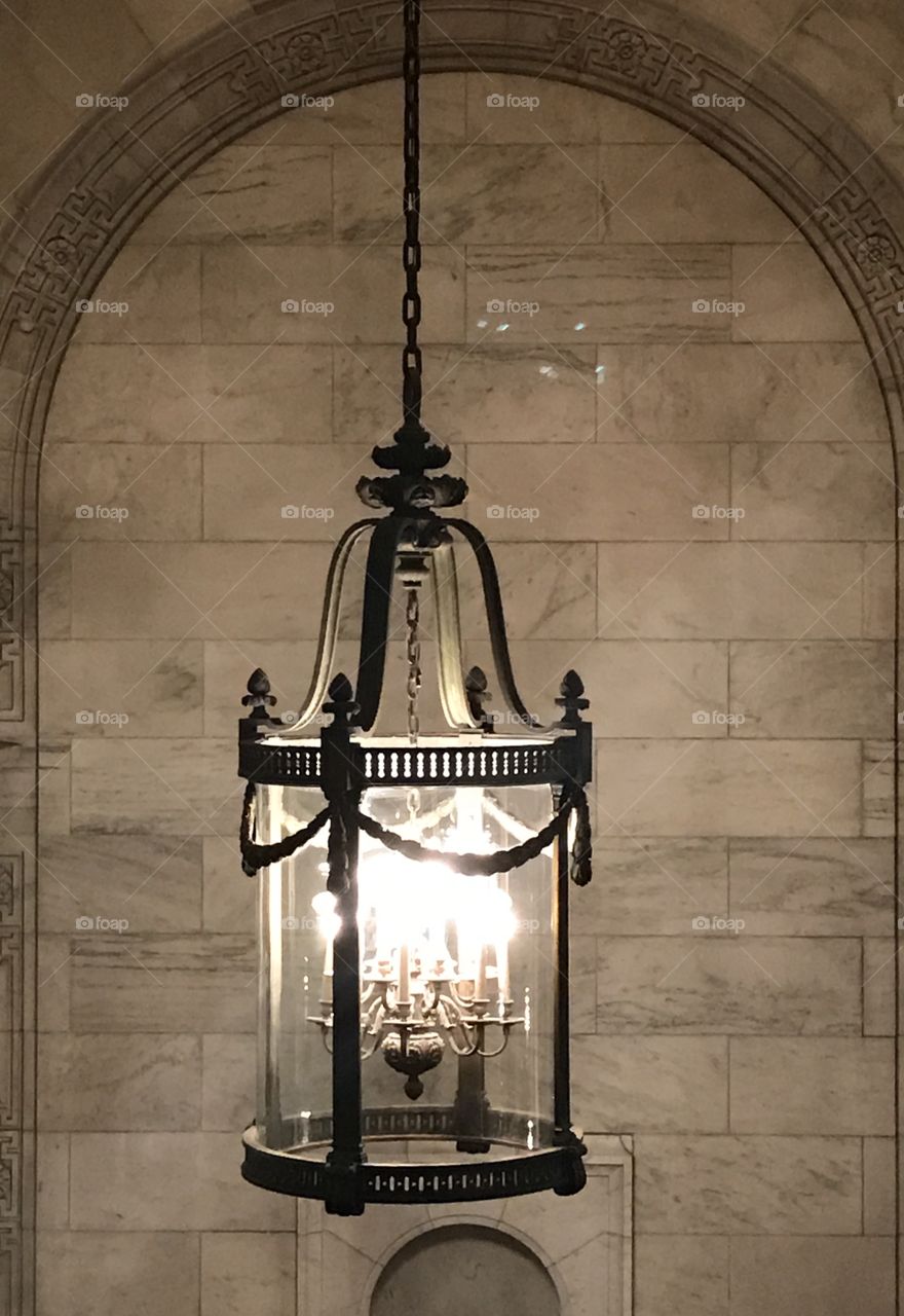 NYC Library Lamp Lighting