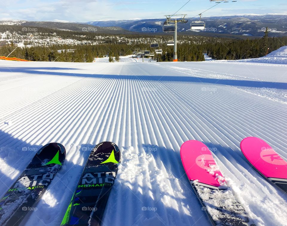 Happy Skiers 