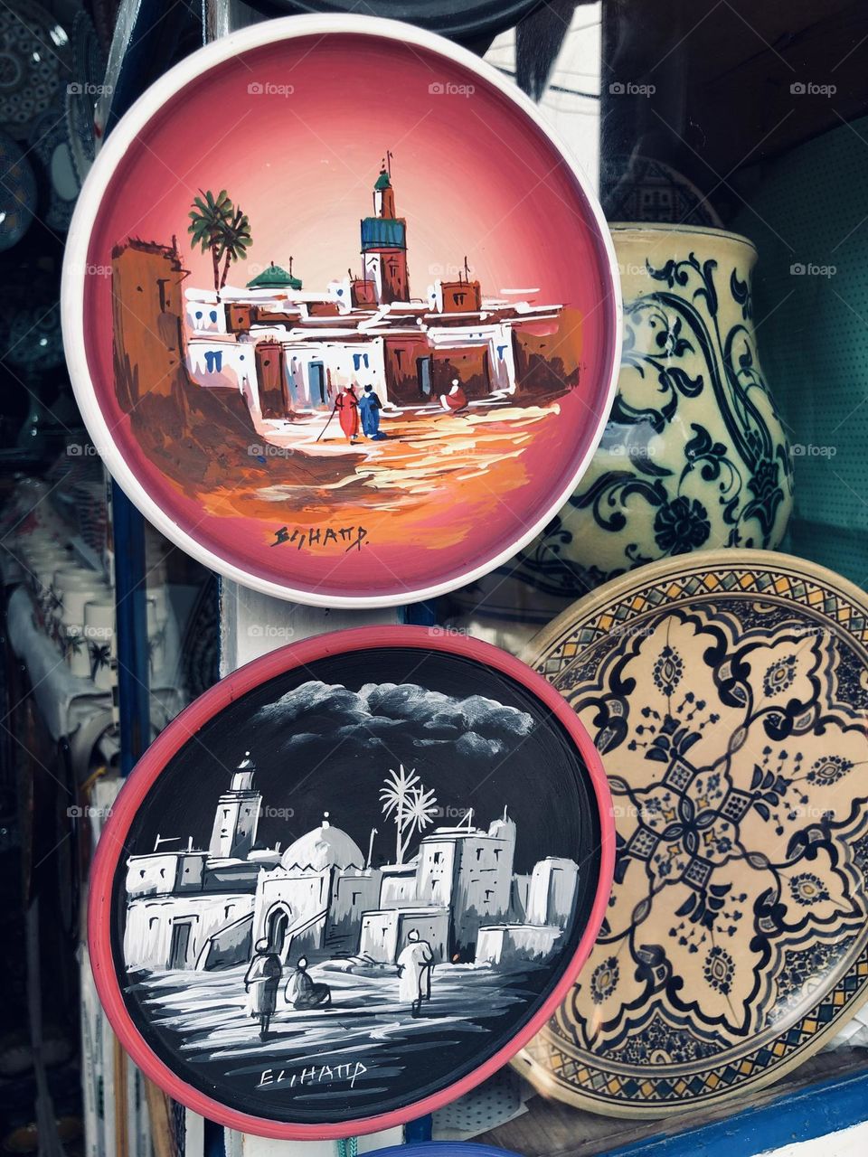 Beautiful moroccan pottery 