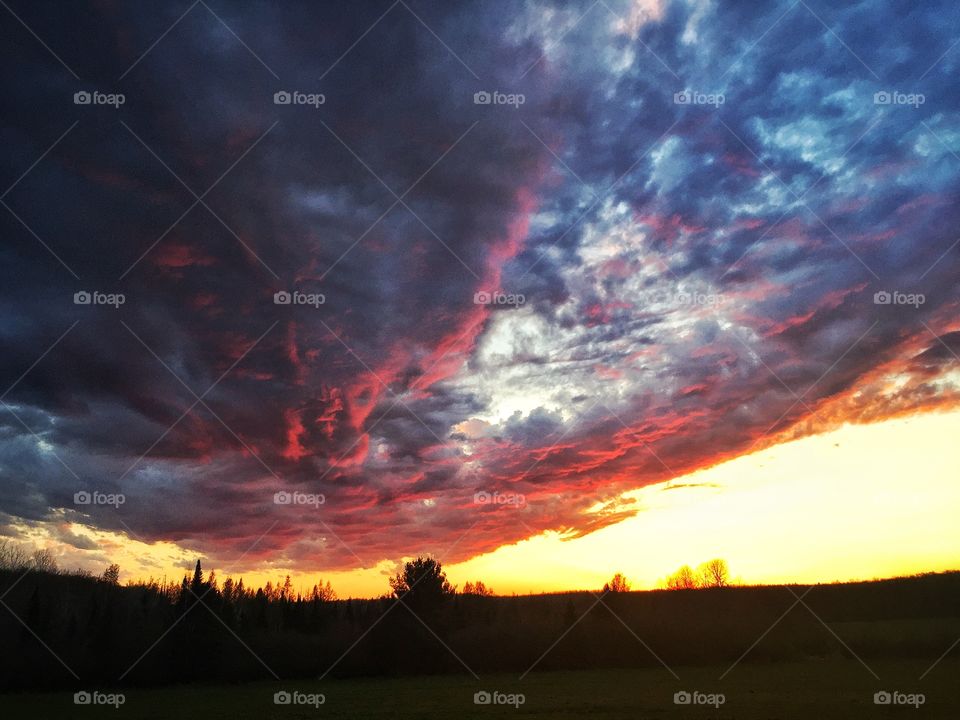 Stormy clouds