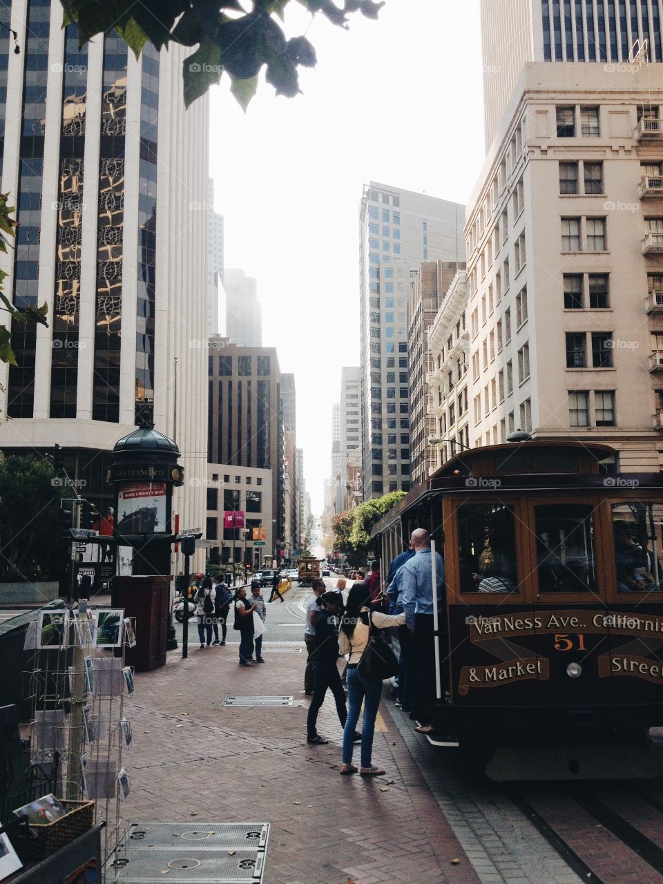 SF streets . Cable cars and stuff
