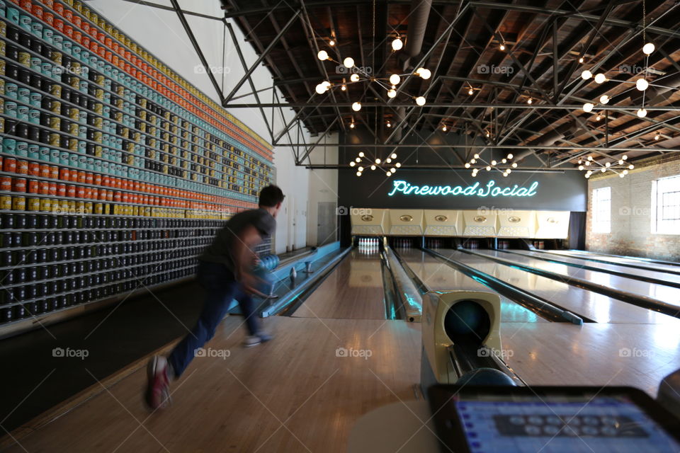 Bowling in motion