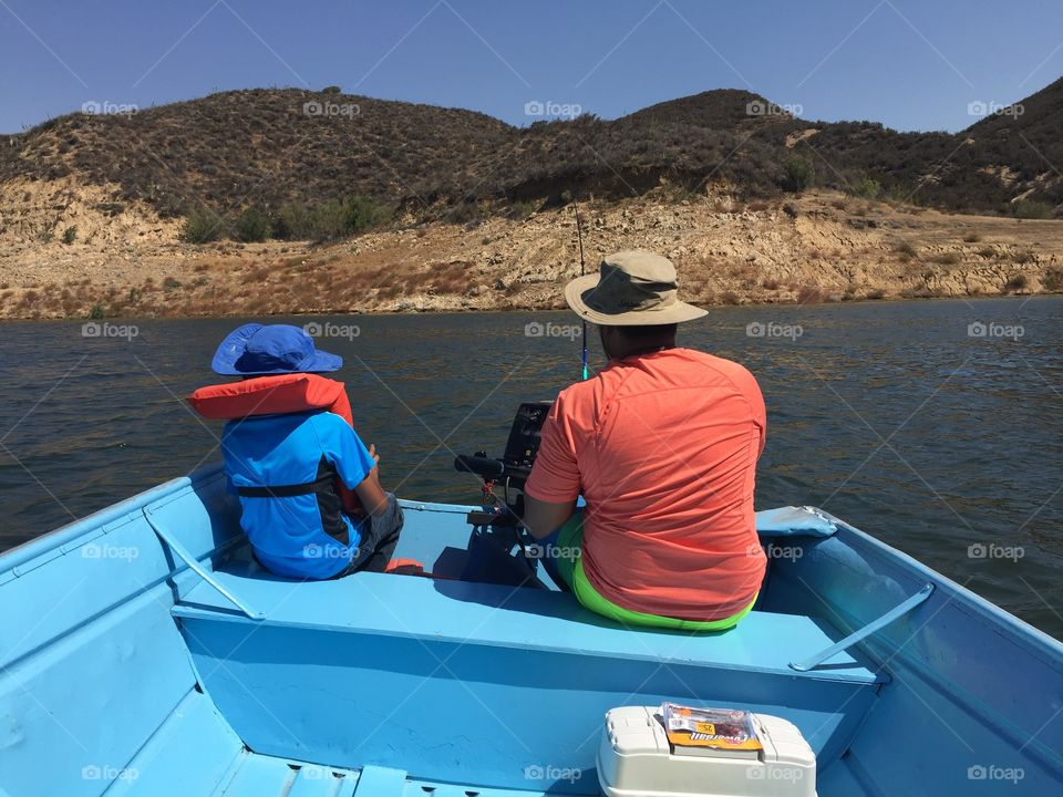 Fishing with dad