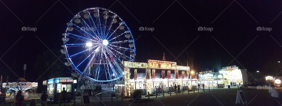 Farris wheel. Kentucky state fair