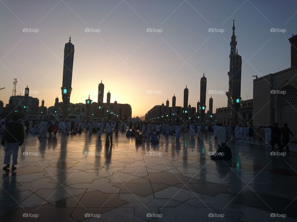 Nabawi Mosque in Madina
