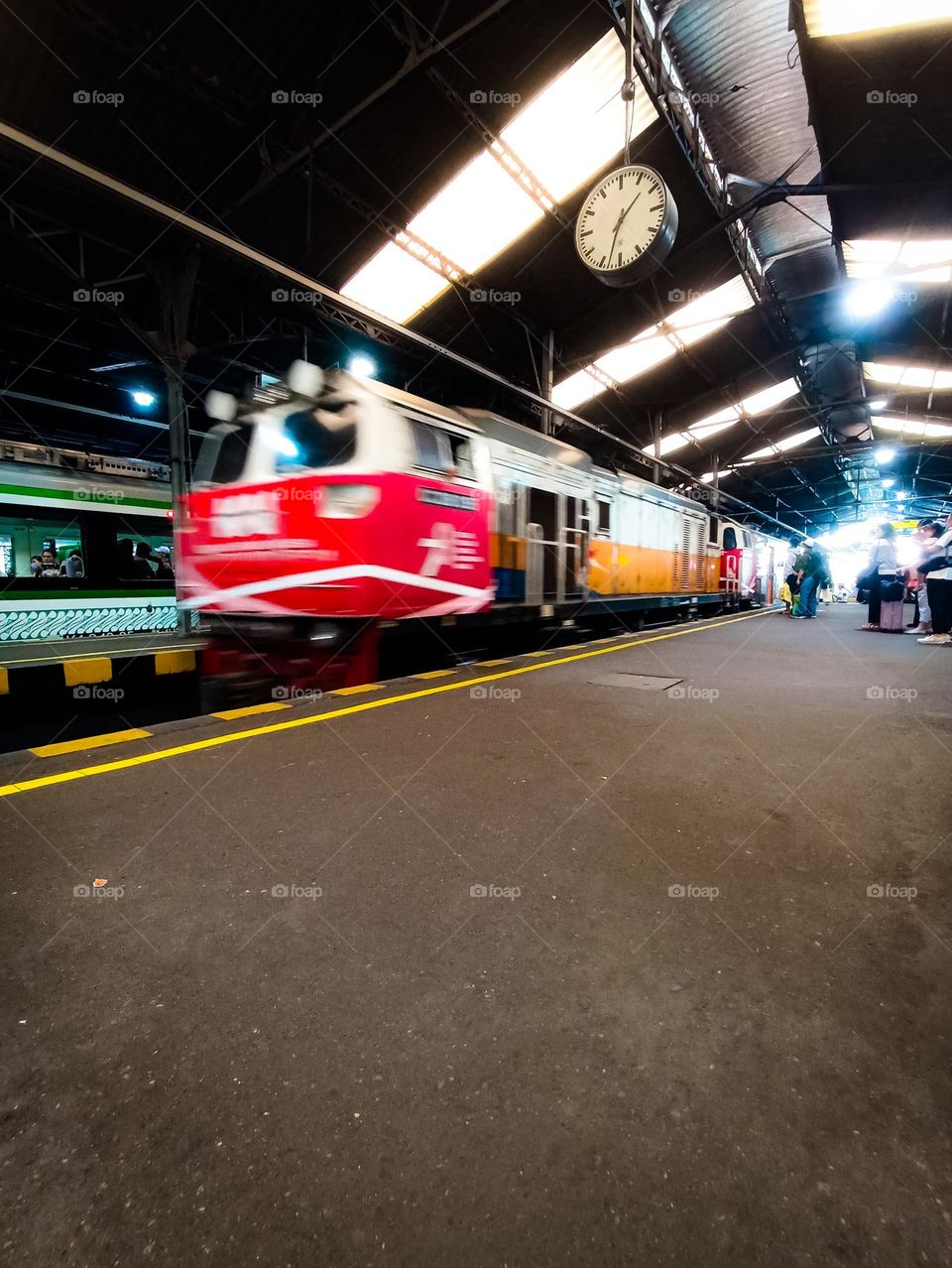 Tugu Station at Yogyakarta, Indonesia.