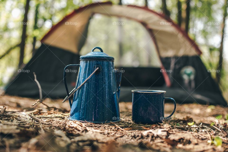camping keltele and coffre cup