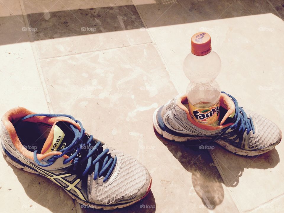 Fitness done . Fitness and Fanta 