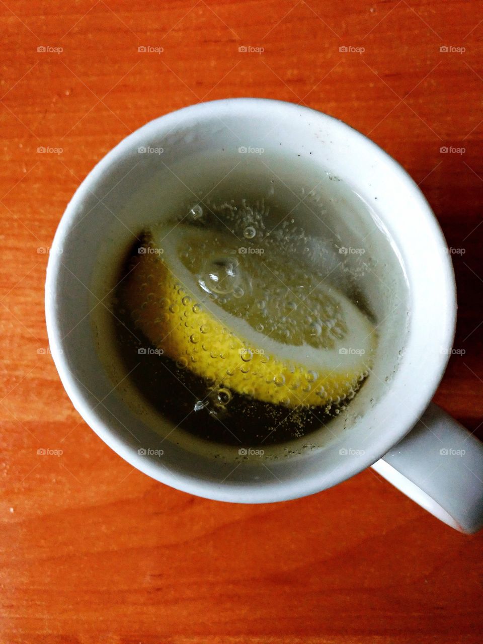 lemon with soda