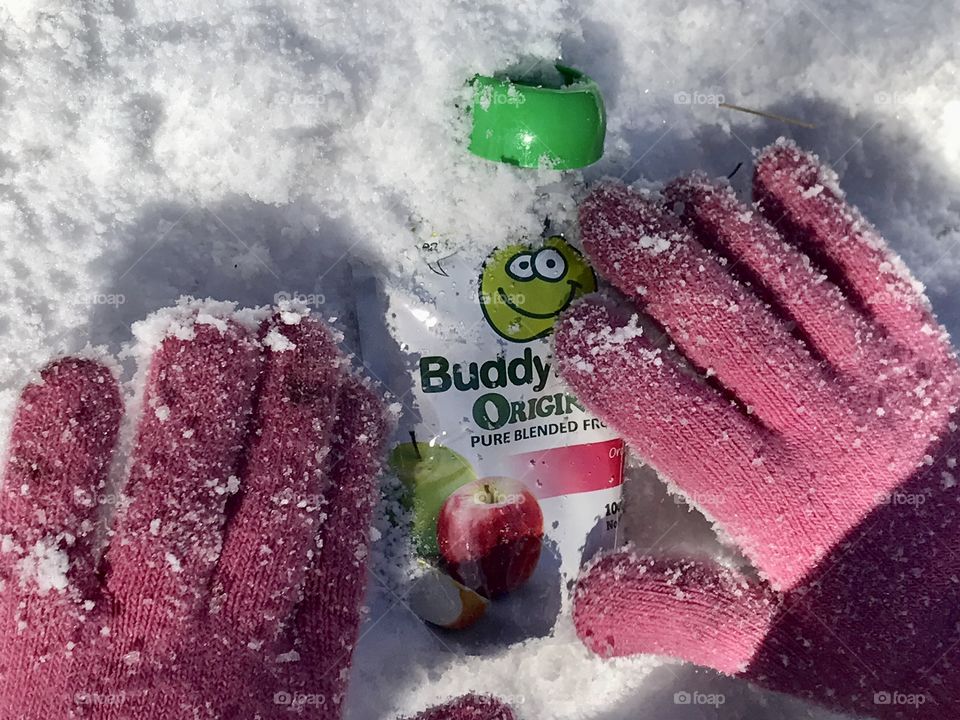 Buddy fruits in the snow