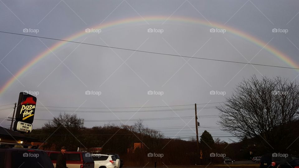 Rainbow, Storm, Landscape, No Person, Weather