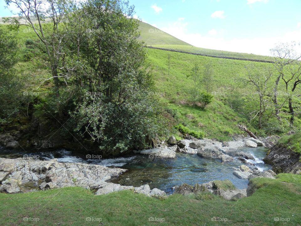 A stream at the Lake District 