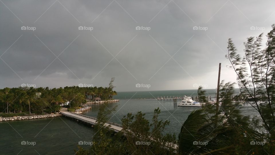 Storm in the Keys. while vacationing, you could see a srorm coming in