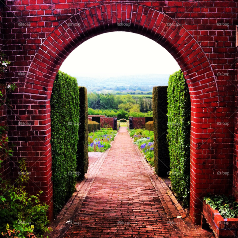 wrington walled gardens spring flowers view by elmah2707