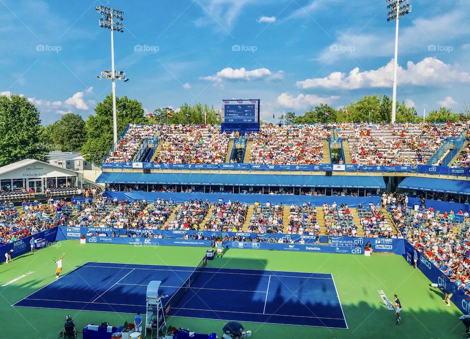 Citi open tennis match 