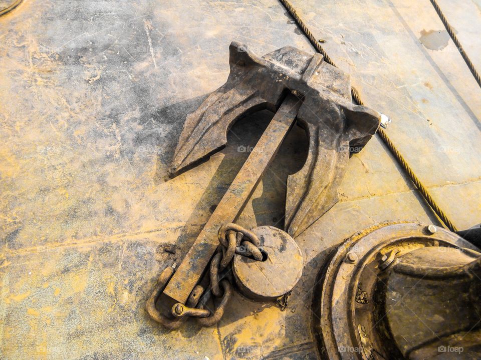 An old anchor of a Ship