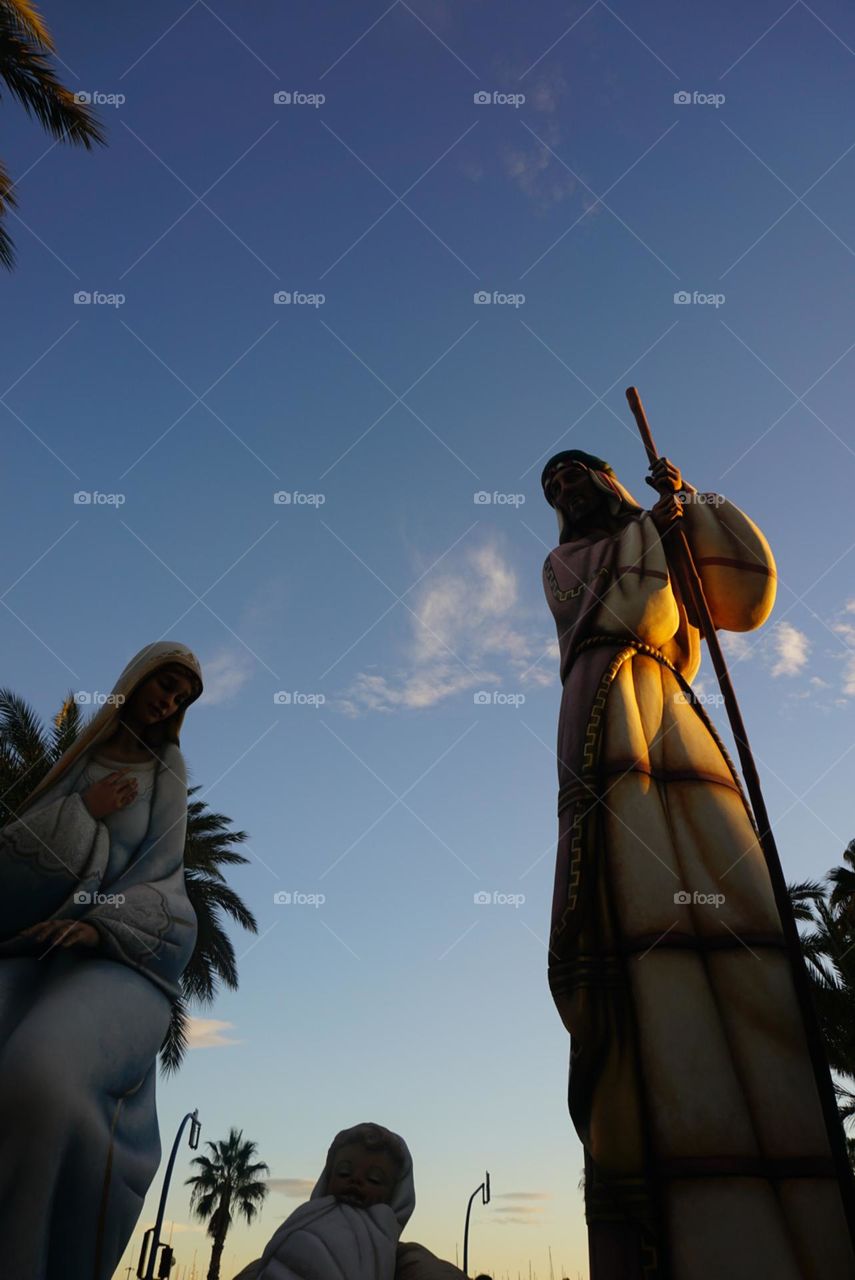 Sculptures#figures#sky#bethlem