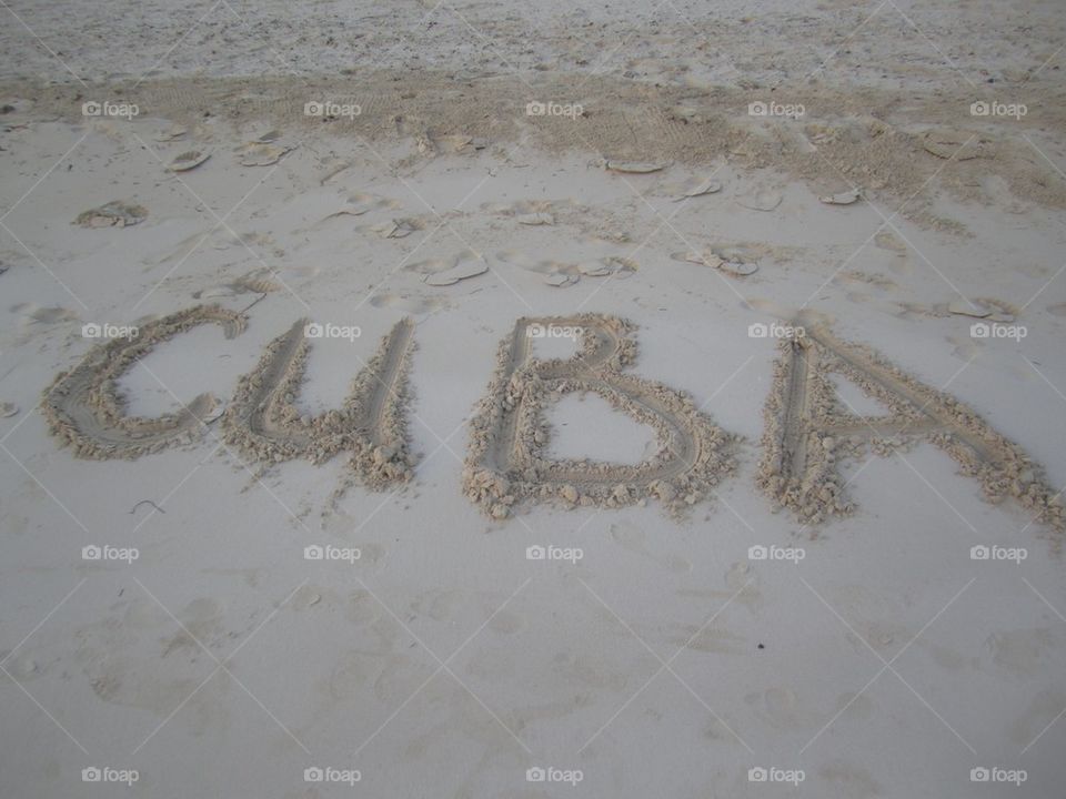Cuba in the Sand