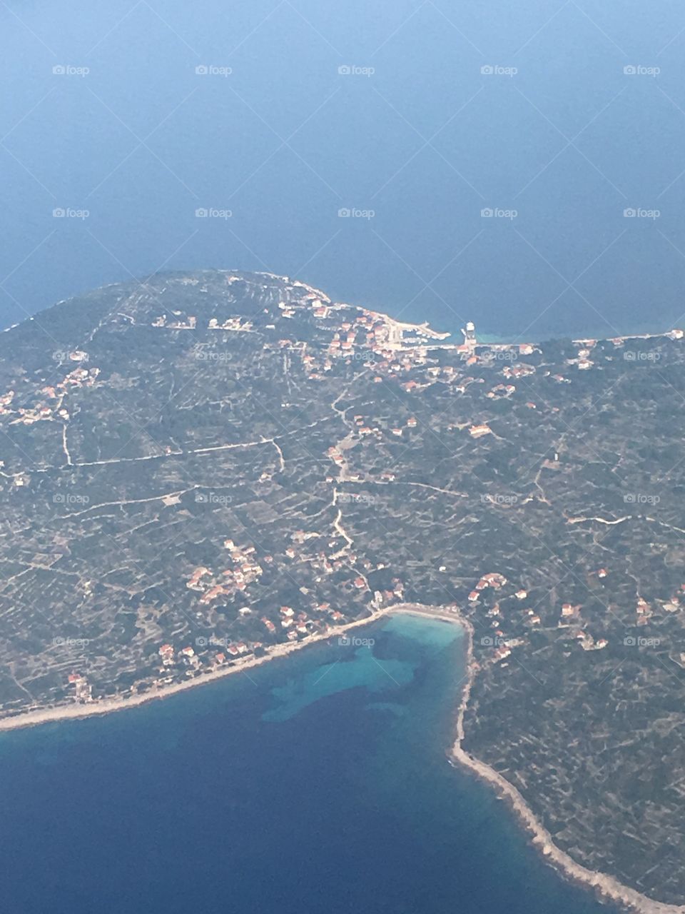 Plain View of Croatian Coast