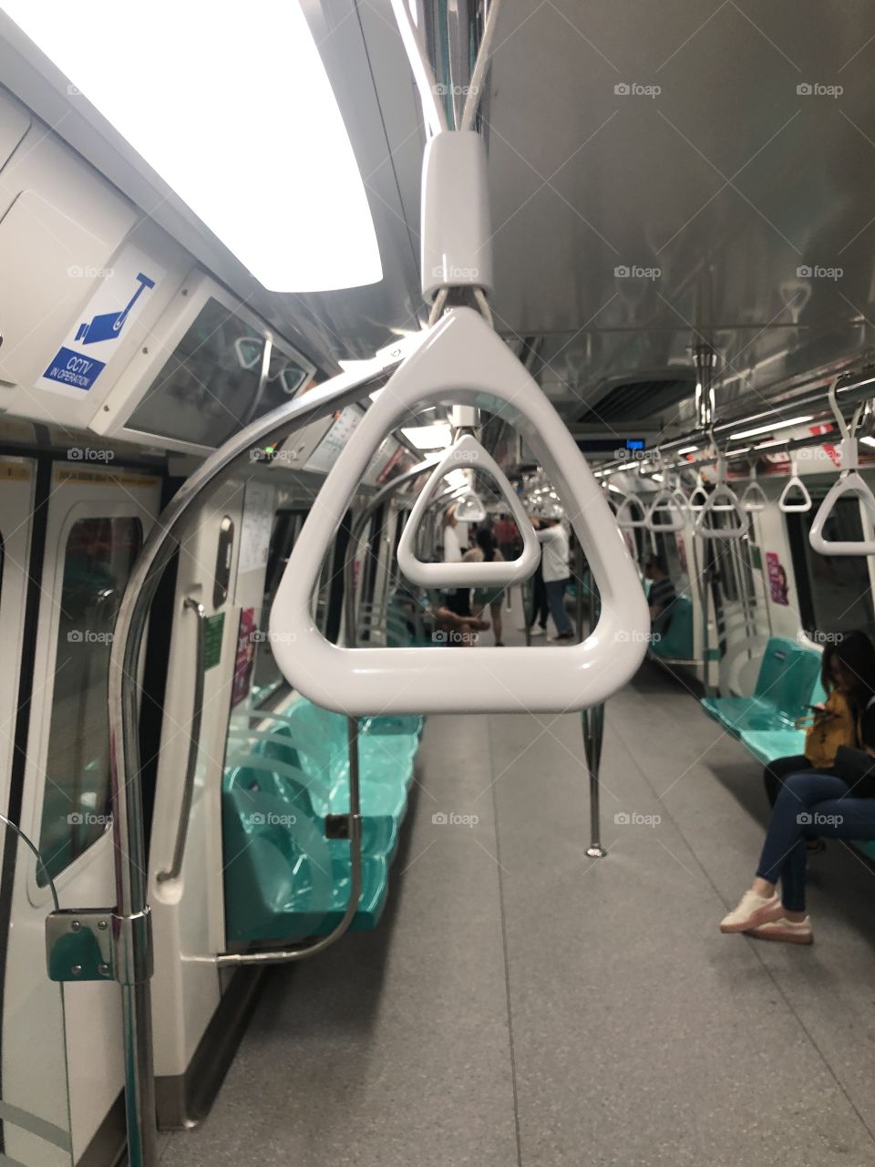 Singapore subway train 